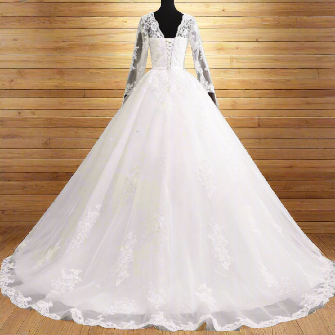 Elegant Christian Wedding Gown Khargone