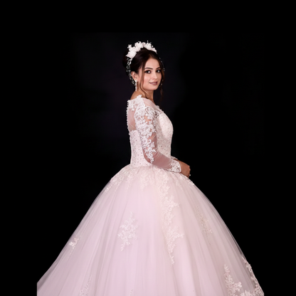 White Wedding Gown in Tamil Naidu