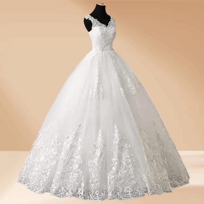 white wedding gown for bride Faridabad India