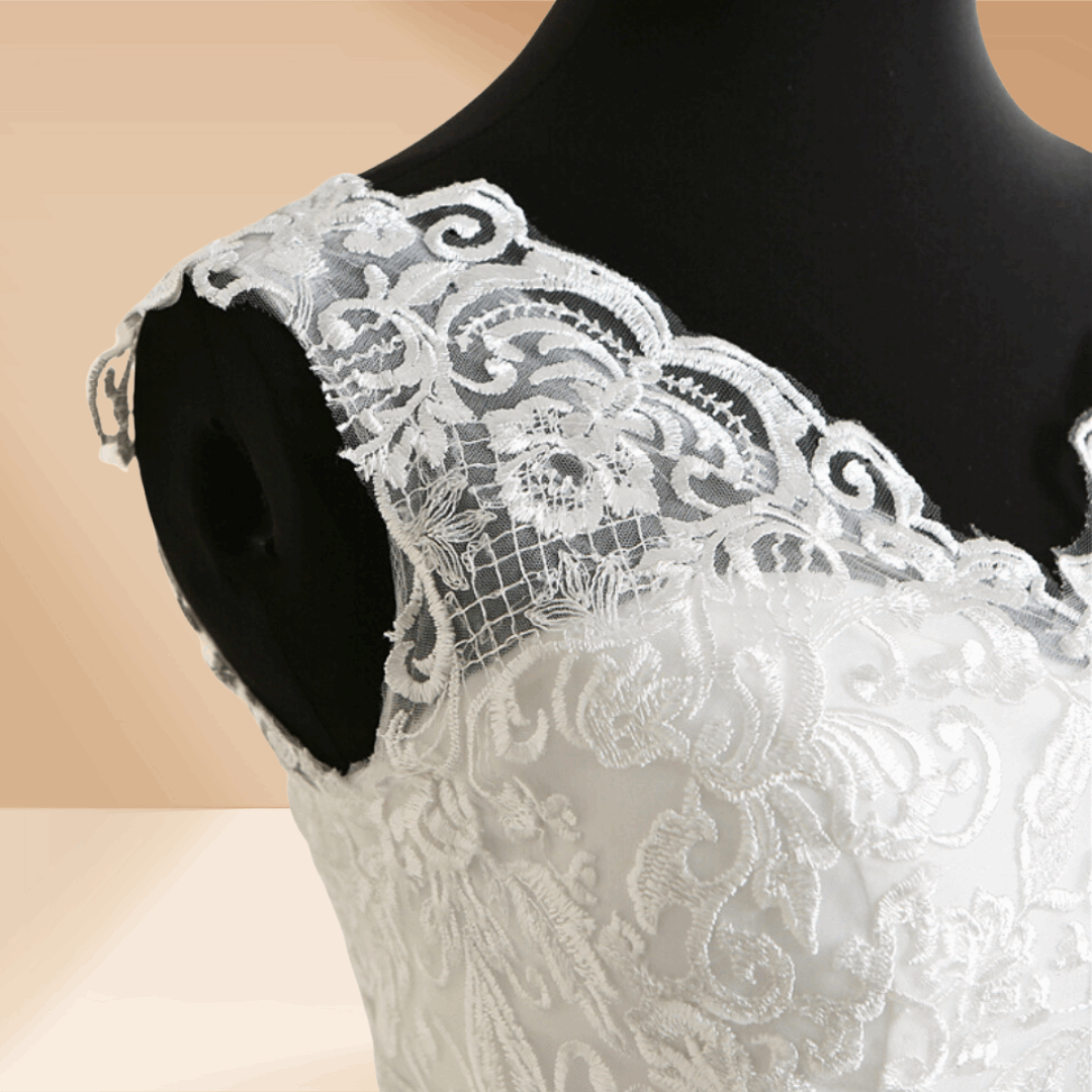 Elegance for the Catholic Bridal gown Varanasi India