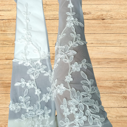 GownLink's Radiant Bridal Gloves for Christian & Catholic Wedding G103