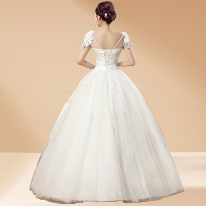 bridal white frock Majhion (NP