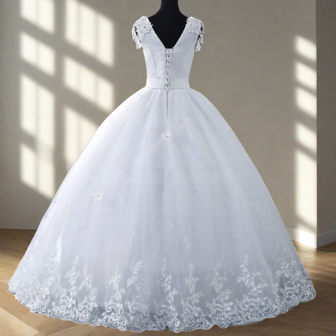 white princess gown Khambhat