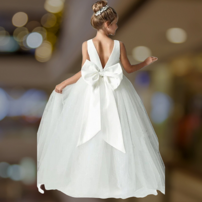 GownLink,s Holy Communion Detachable Bow Princess at Christian & Catholic Celebrations and Birthdays