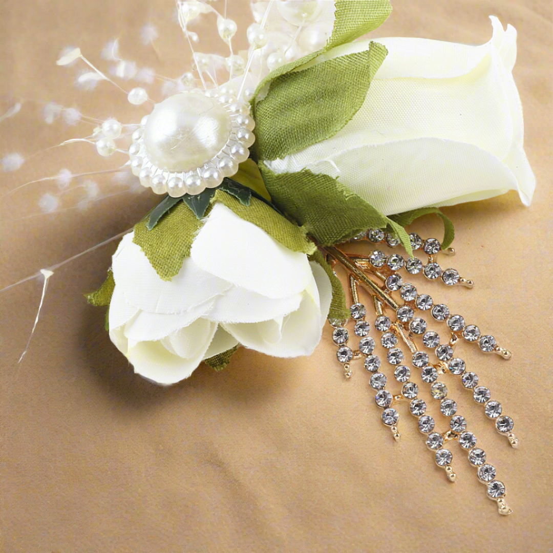 GownLink's Classy Boutonniere for Christian & Catholic Weddings CF105