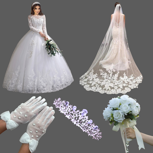 christian wedding gowns for women Lakshadweep 