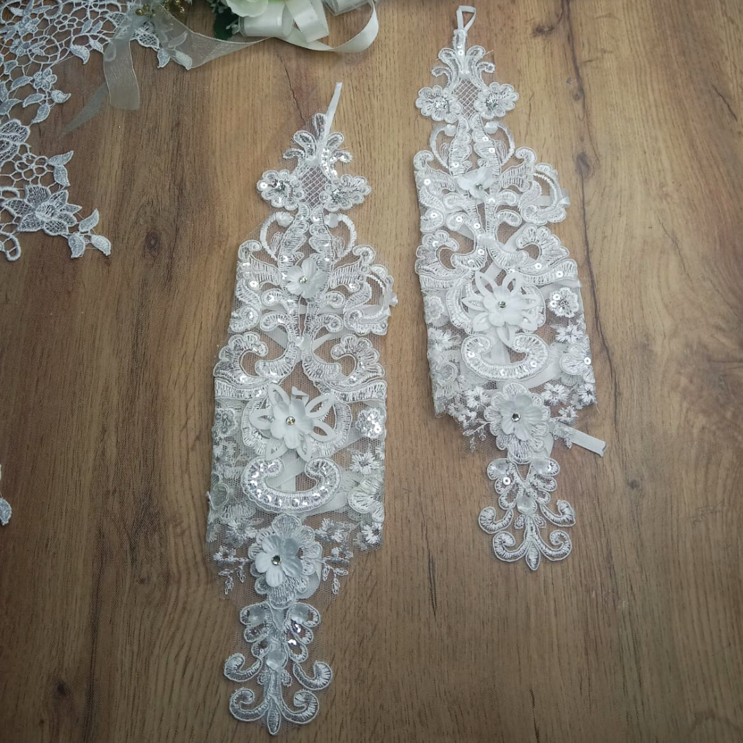 GownLink's  Sacred Chic Sublime Bridal Gloves for Christian & Catholic Weddings G14