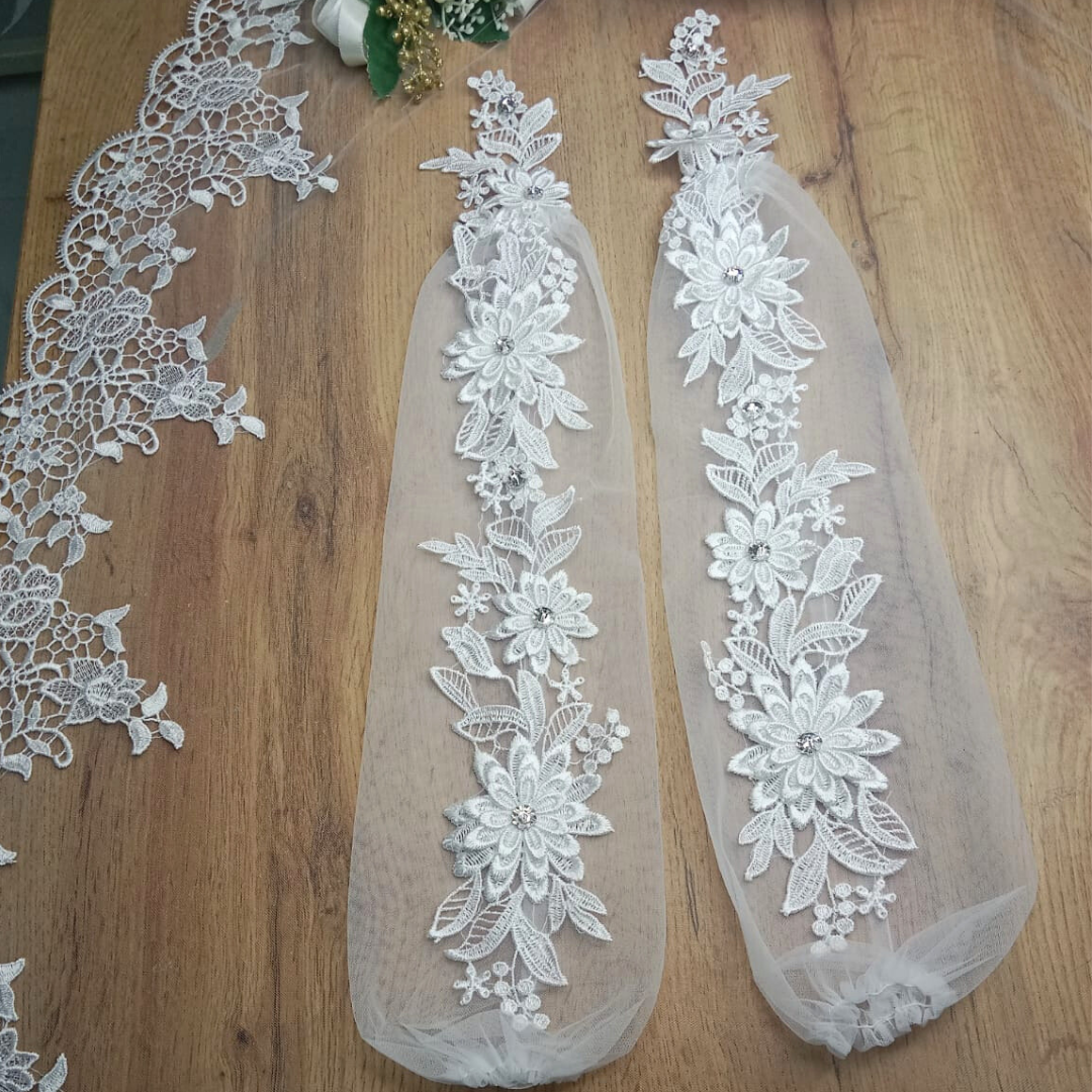 GownLink's  Timeless  Bridal Gloves for Christian & Catholic Weddings G35
