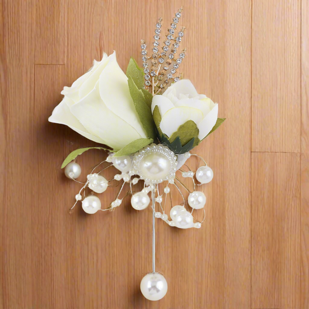 GownLink's Classy Boutonniere for Christian & Catholic Weddings CF105