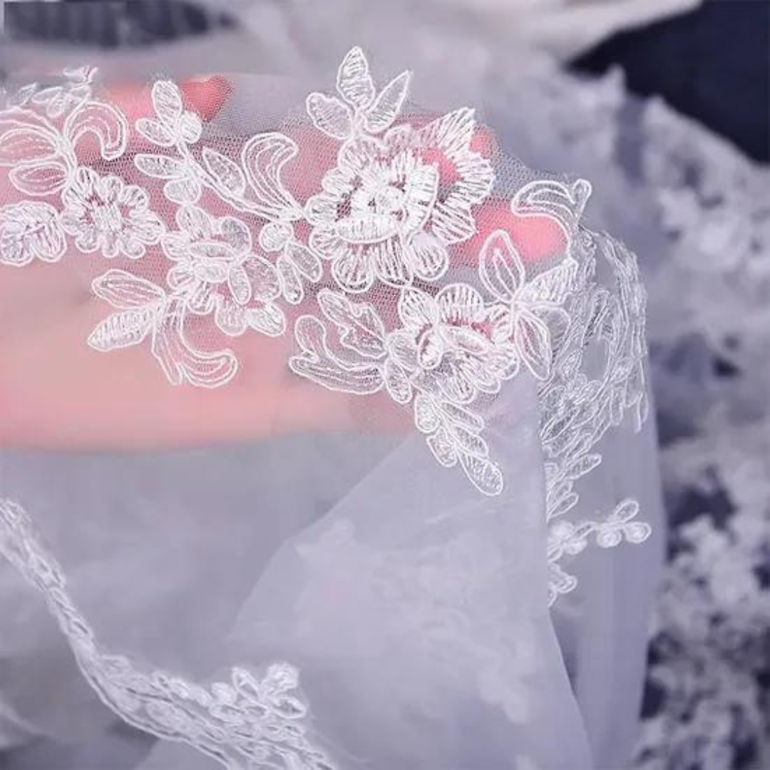 veil with lace online best price