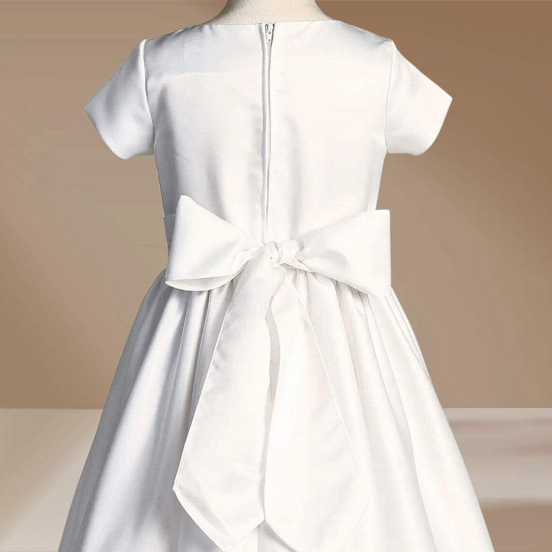  White Holy Communion Baby Frock Bhubaneshwar India