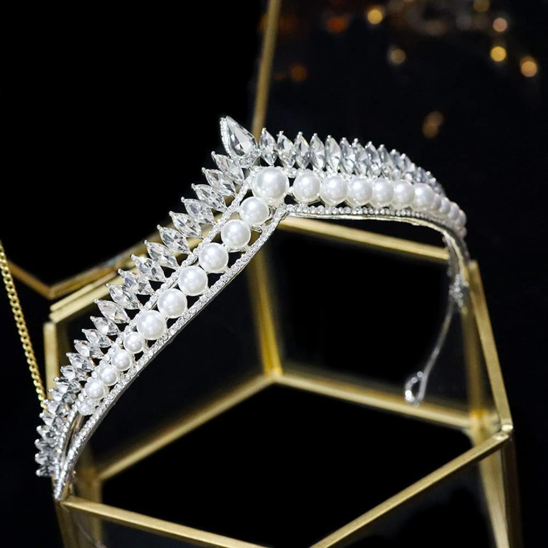 Bridal Queen Crown wedding for church Fast  delivery of 5 day Agra