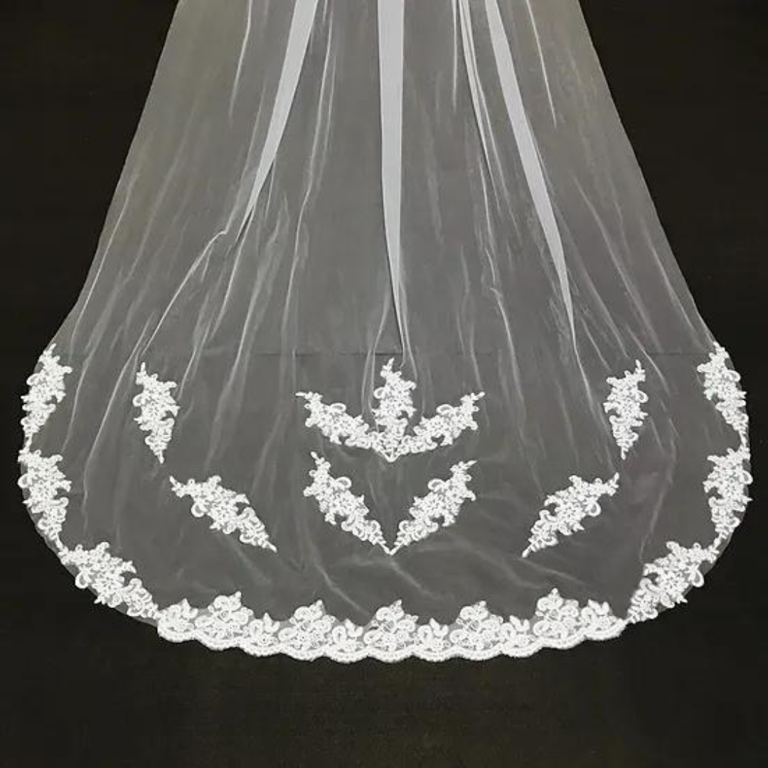 Bridal veil Lace Embroifery  Karnal India