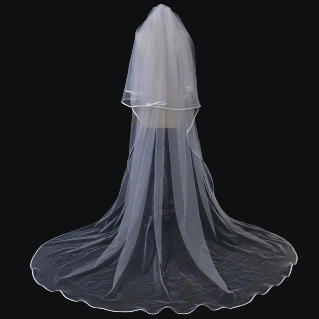 Gownlink Bridal Long and short Veil for Christian & Catholic Wedding GLV8