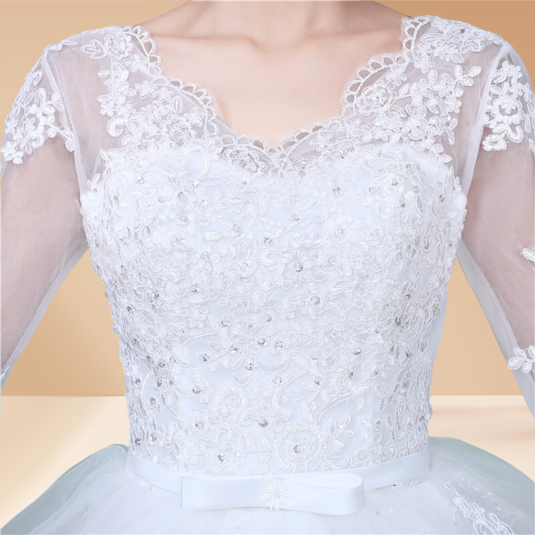 GownLink White Wedding Gowns GLHS14B