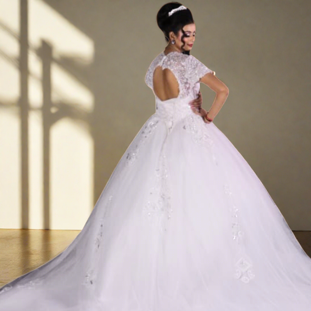 Buy Christian Bridal White Wedding Dress near me Gownlink GownLink