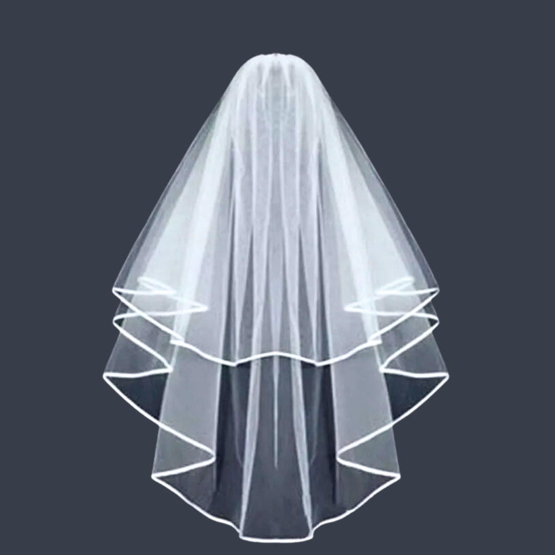 Gownlink Bridal Long and short Veil for Christian & Catholic Wedding GLV8