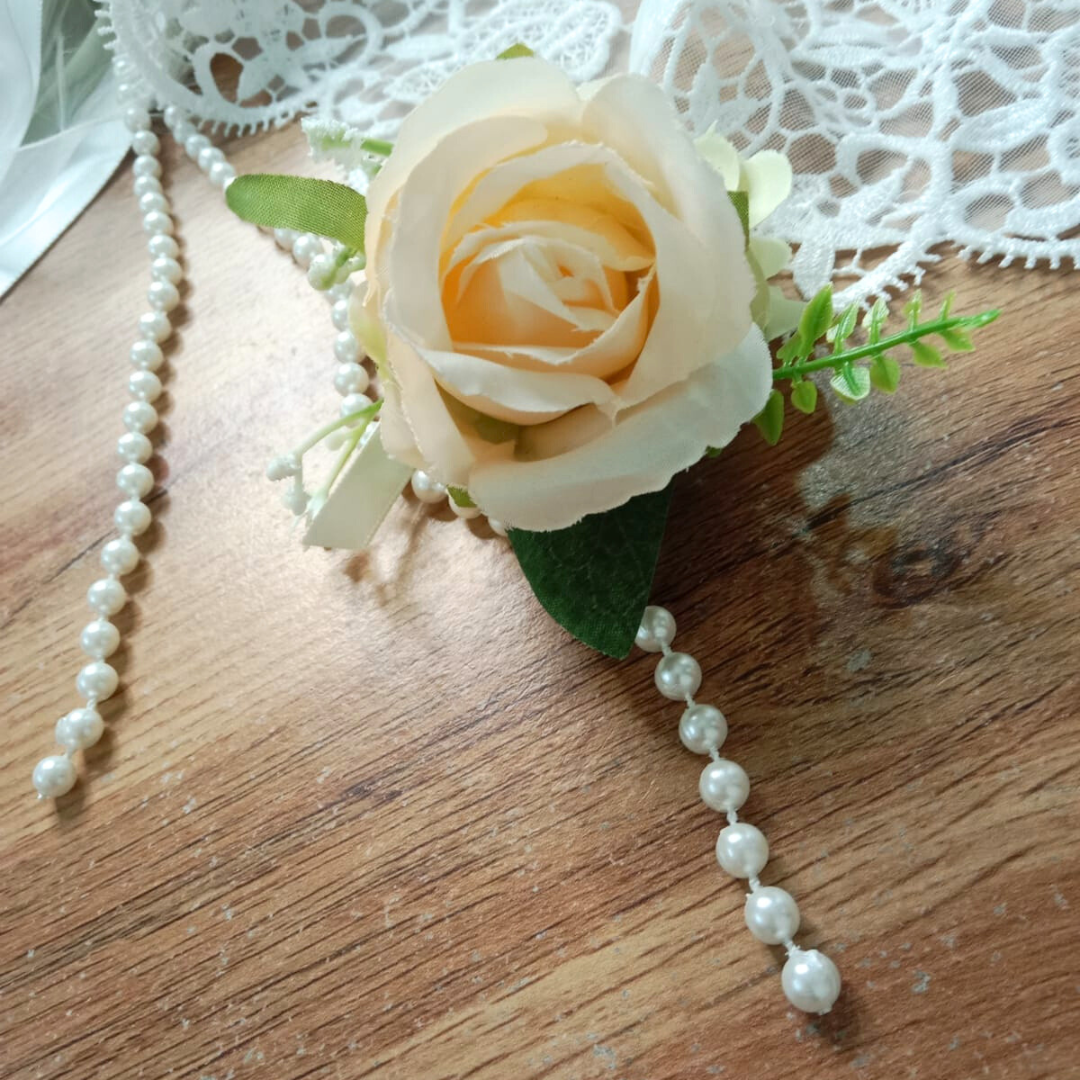 GownLink's Sacred Elegance Enchanting Boutonniere for a Christian & Catholic Wedding CF-106