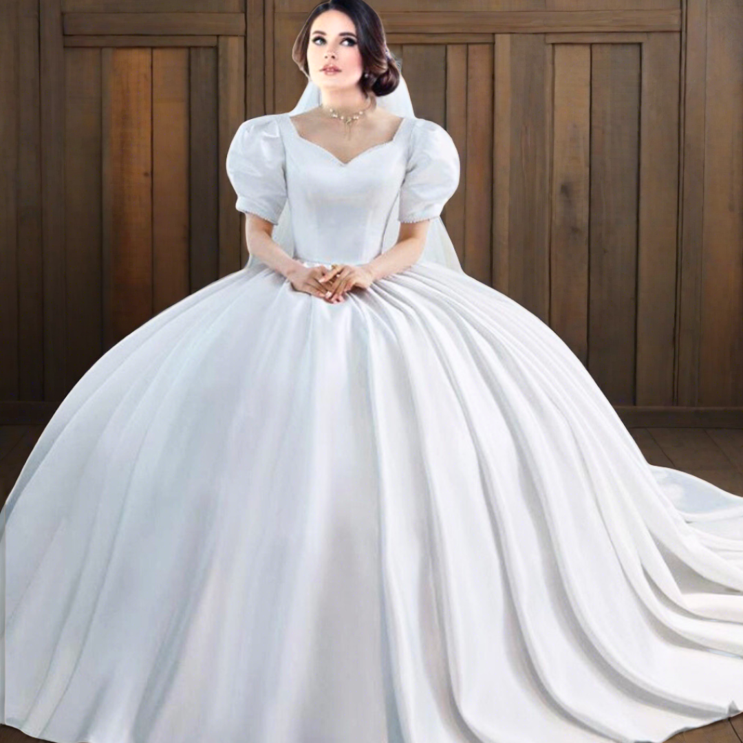 ball gown white