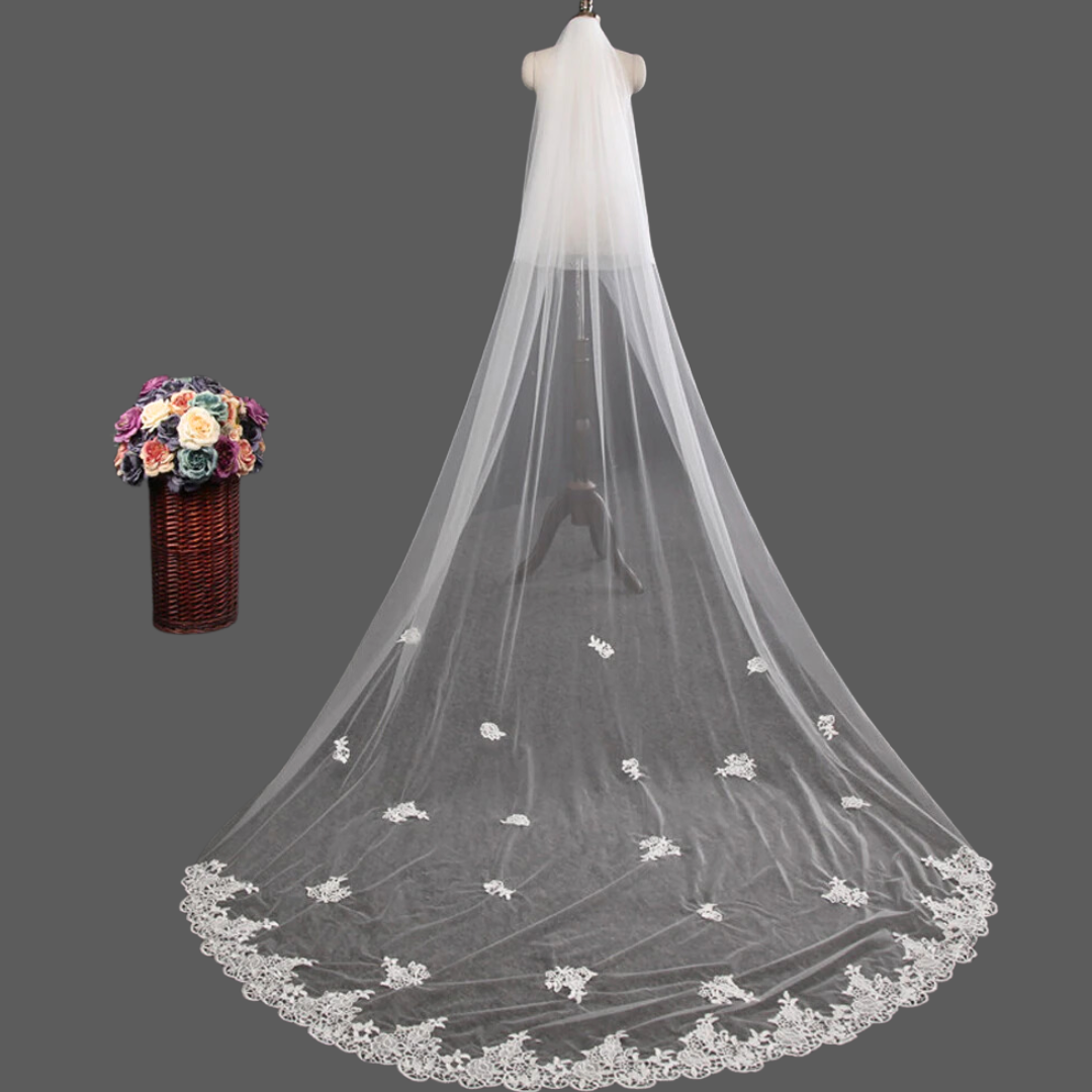 GownLink Bridal Veil With Comb for Weddings GLCP3-1