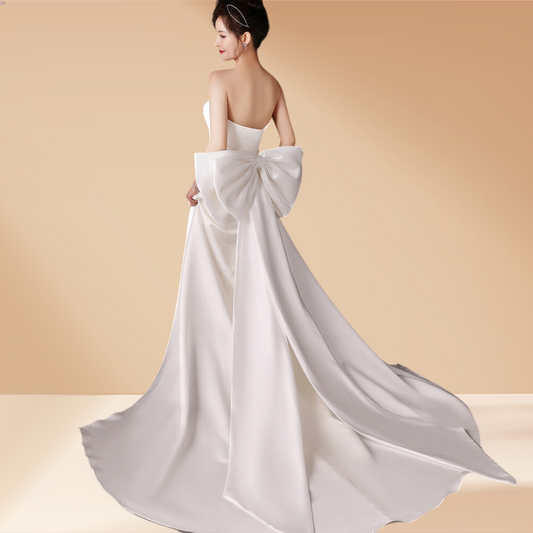 Princess-style wedding dresses satin Hyderabad India