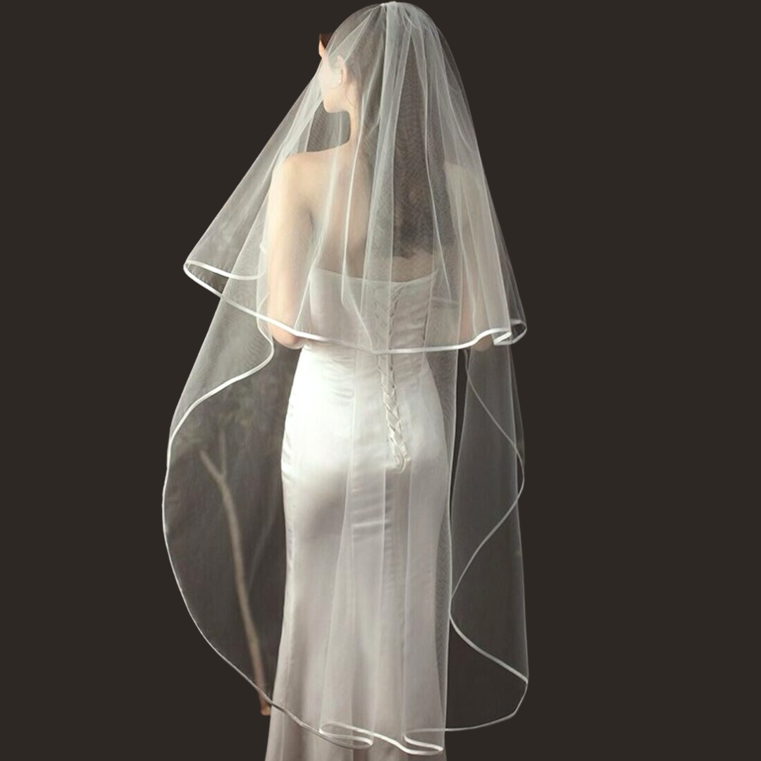 Gownlink Bridal Long and short Veil for Christian & Catholic Wedding GLV8