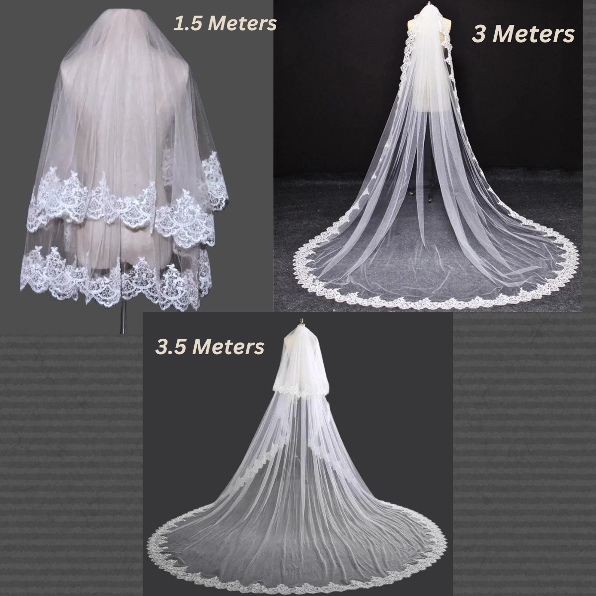 White White Christian Wedding Gown and Veils Nagpur