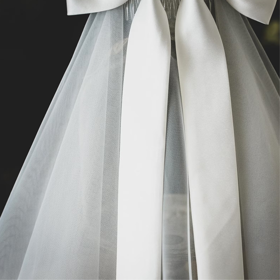 GownLink Bridal & Holy Communion Short Veil Code GLVHM15