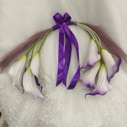 GownLink's Majestic Harmony Elegant Bridal Bouquet with Flowers B-Tulip