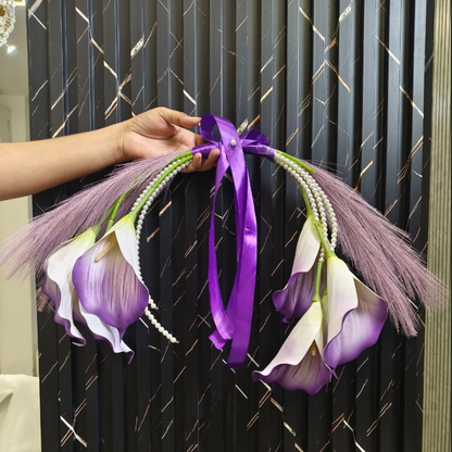 GownLink's Majestic Harmony Elegant Bridal Bouquet with Flowers B-Tulip