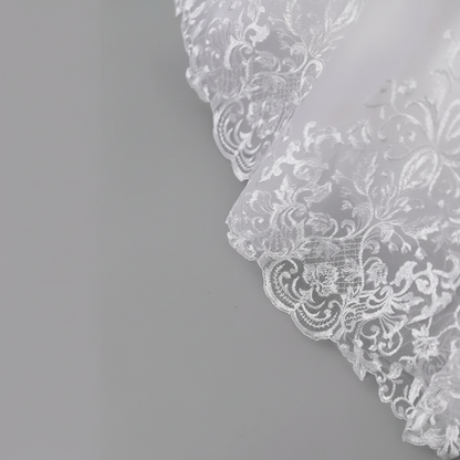GownLink Royal White Bridal Princess Gown for Christian Catholic Brides Wedding Gown GLVLQD10B