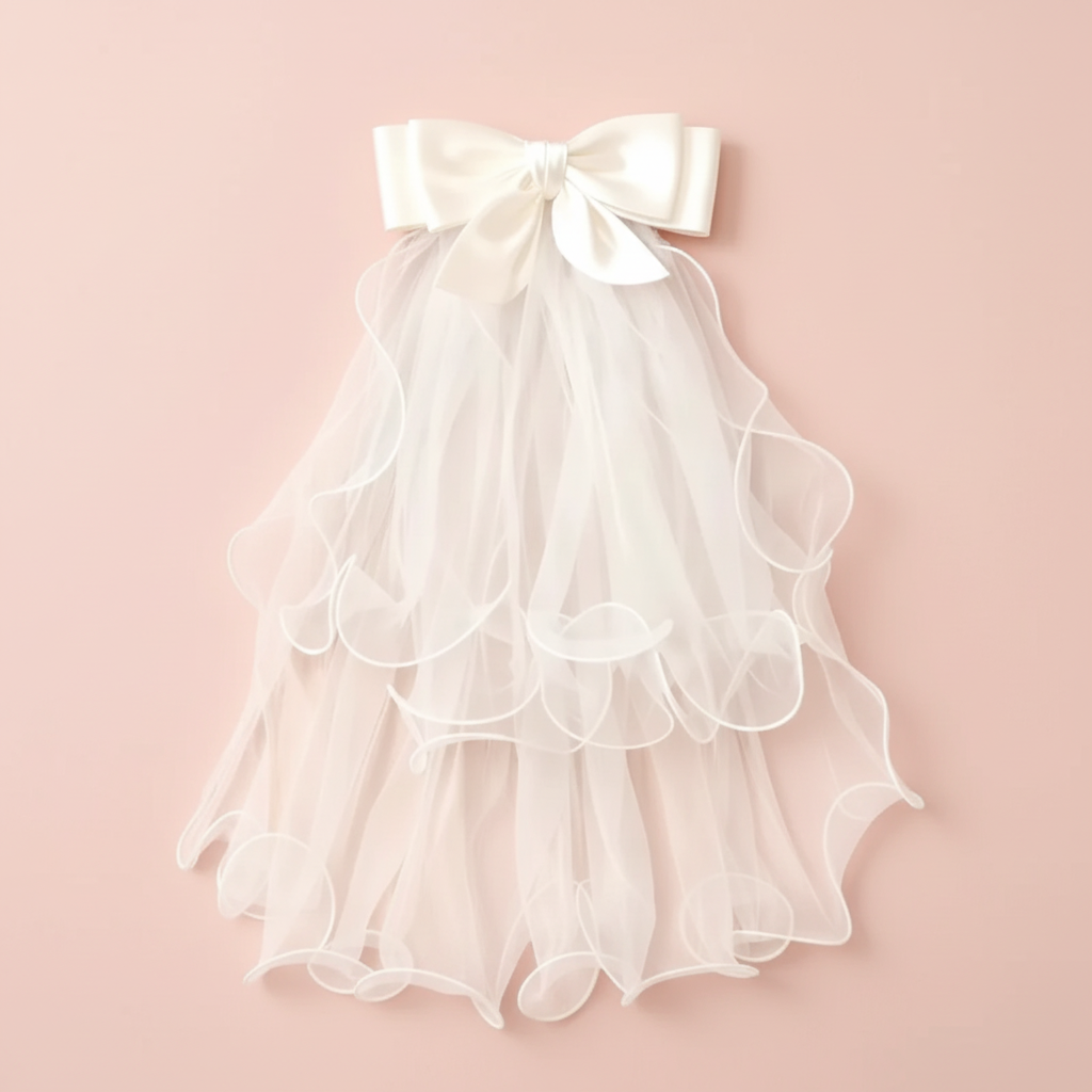 GownLink Bridal & Holy Communion Short Veil Code GLVHM16