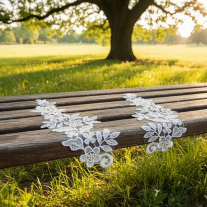 GownLink White Patches for wedding Gown -KD03 Patch