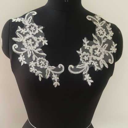 GownLink- white patch Top for wedding Gown- GLHS14 patch