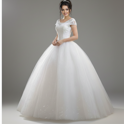GownLink Timeless Beauty Christian Catholics Wedding Bridal Ball Gown  GLHS587