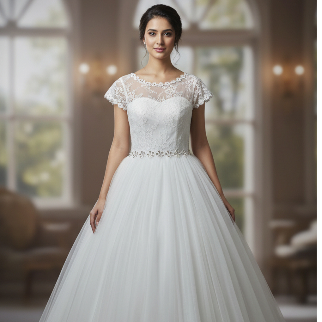 GownLink Timeless Beauty Christian Catholics Wedding Bridal Ball Gown  GLHS587