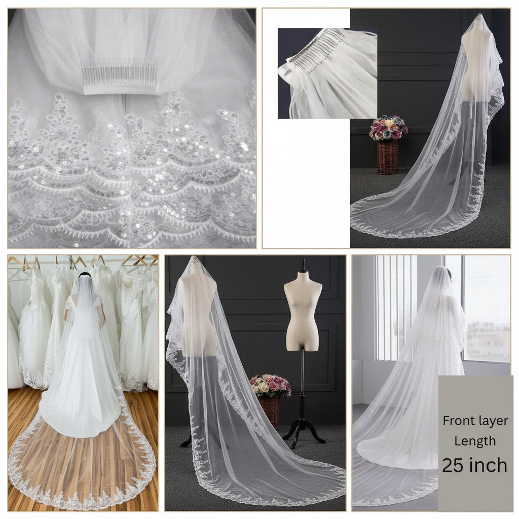 Model wearing complete Bridal Combo Set — GownLink GRACEFUL