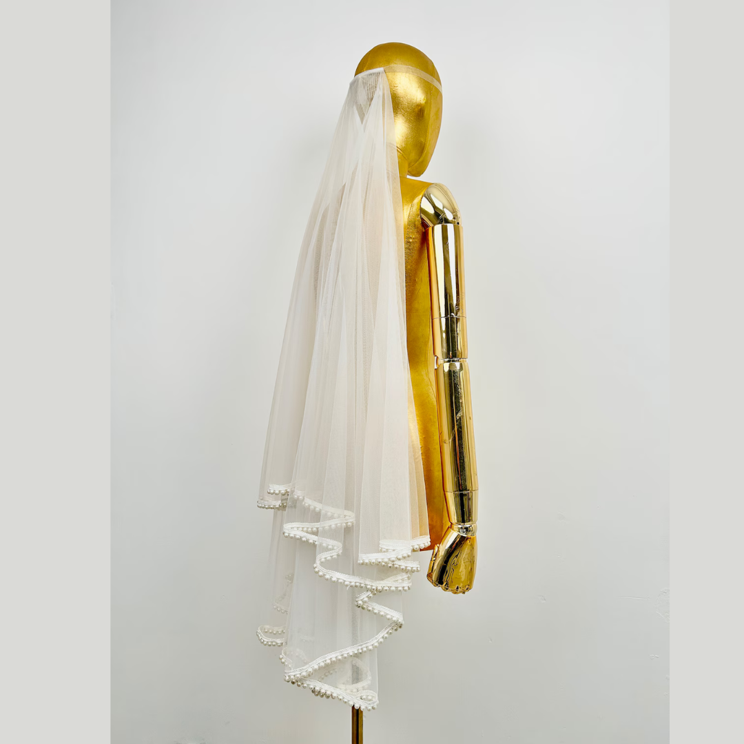 Detail of veil fabric and texture — GownLink GLVL