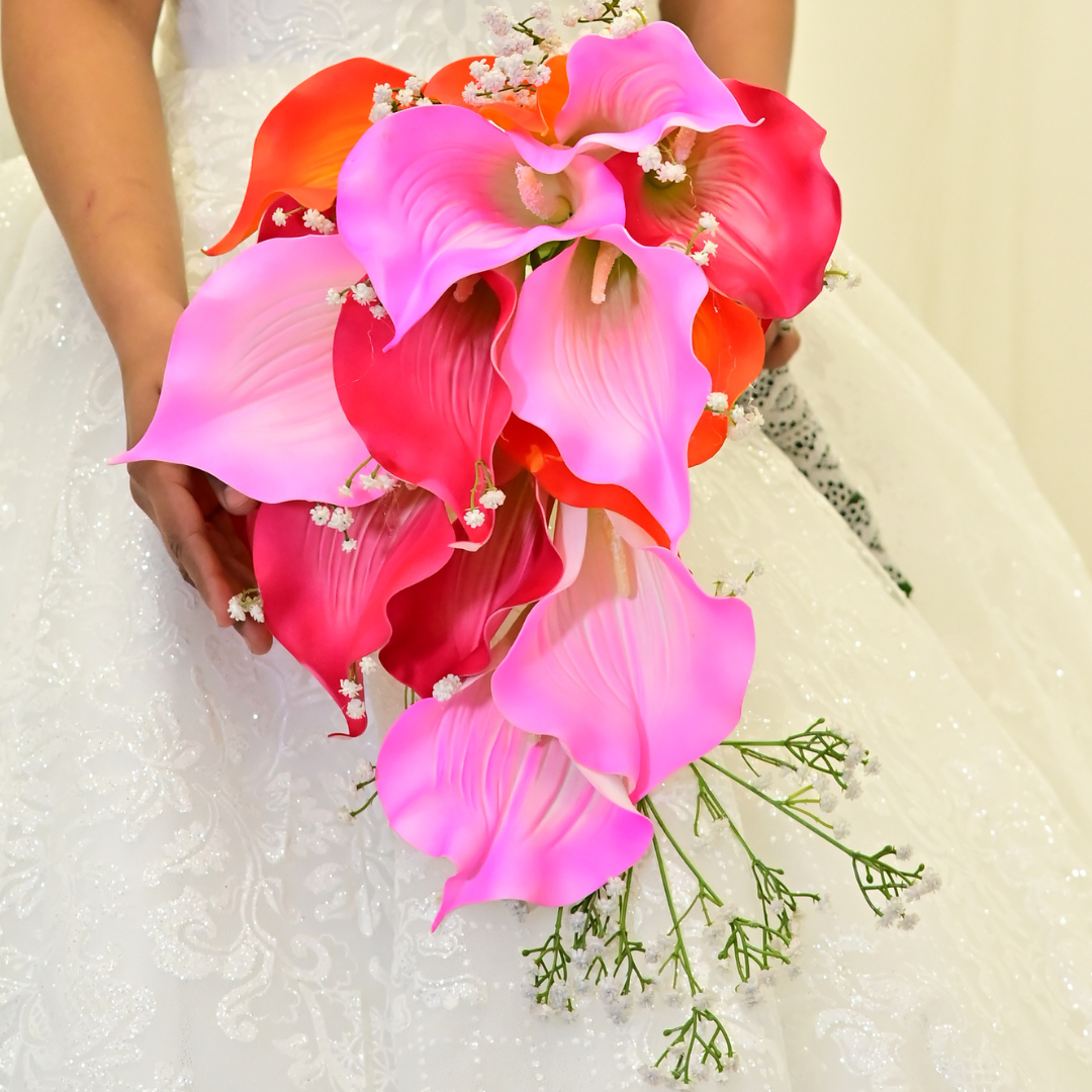 GownLink Pink and Magenta color Bridal Bouquet