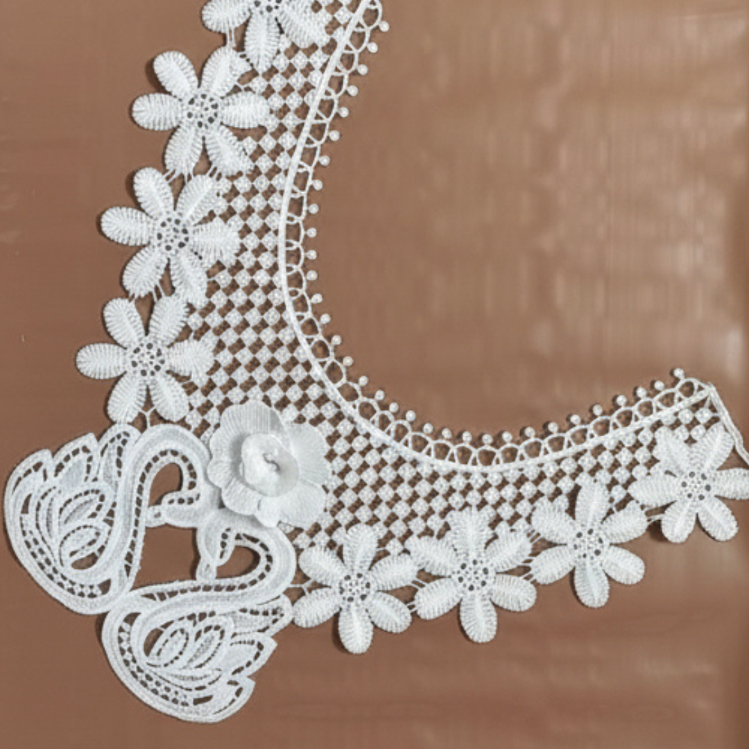 GownLink  Patches -Elegant Lace Patch Neckline Top for wedding dress