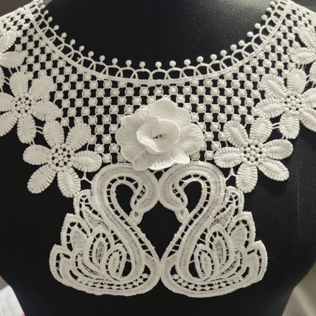 GownLink  Patches -Elegant Lace Patch Neckline Top for wedding dress