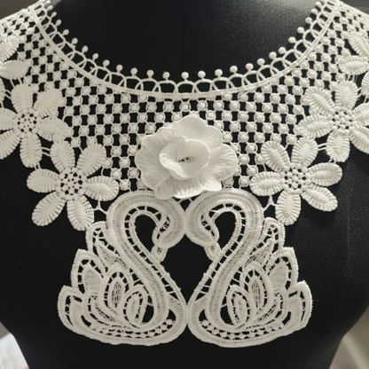 GownLink  Patches -Elegant Lace Patch Neckline Top for wedding dress