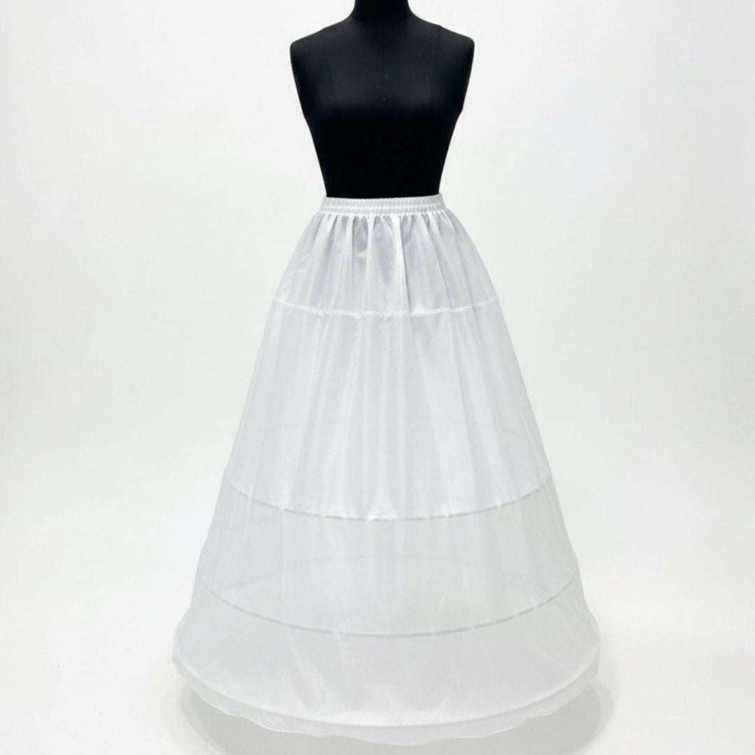 Side view of model wearing Bridal Combo Set — GownLink GRACEFUL