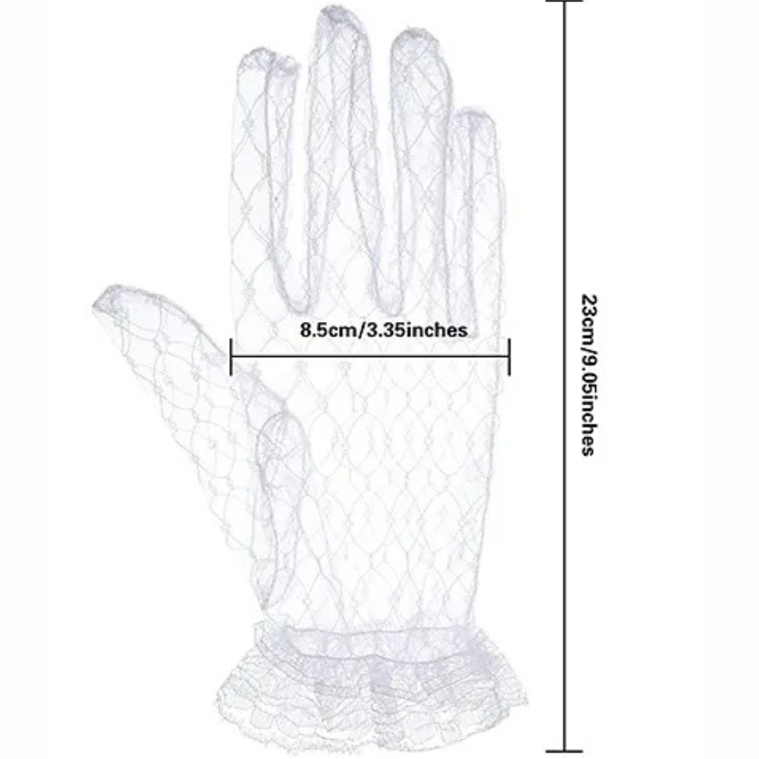 GownLink's  Classic Elegance Bridal gloves for Christian & Catholic Wedding G28