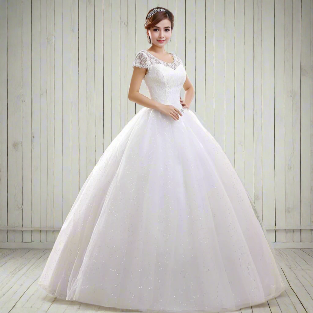 GownLink Timeless Beauty Christian Catholics Wedding Bridal Ball Gown  GLHS587