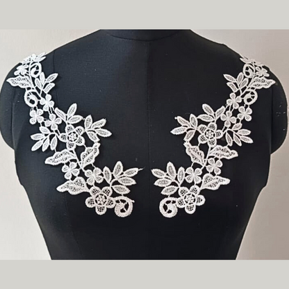 GownLink White Patches for wedding Gown -KD03 Patch