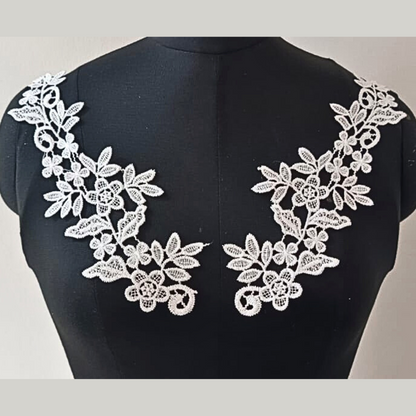 GownLink White Patches for wedding Gown -KD03 Patch