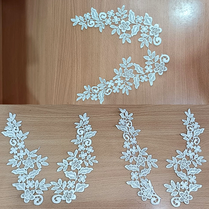 GownLink White Patches for wedding Gown -KD03 Patch