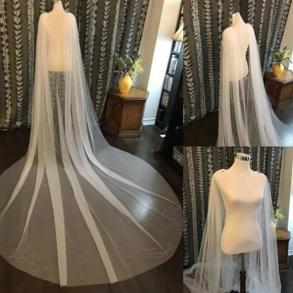 GownLink ,S New Arrival White Wedding Veils Cape Wedding accessories marriage complementors