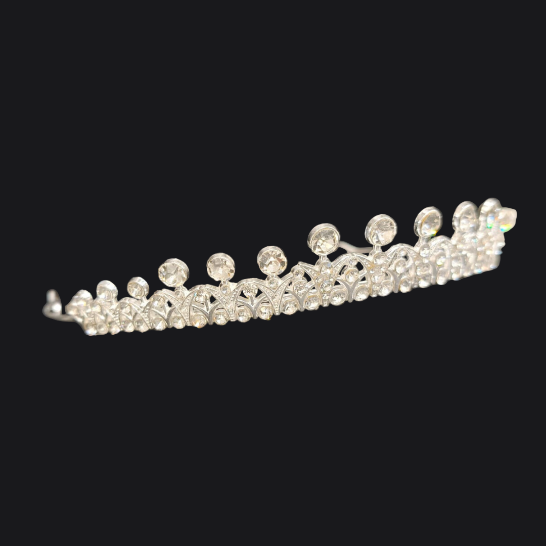 GownLink Luxury Bridal Crown with Exquisite Rhinestone C-10